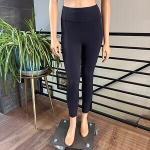 Lululemon Invigorate High-Rise Crop 23" Black Gym Workout Leggings Size 4 Yoga